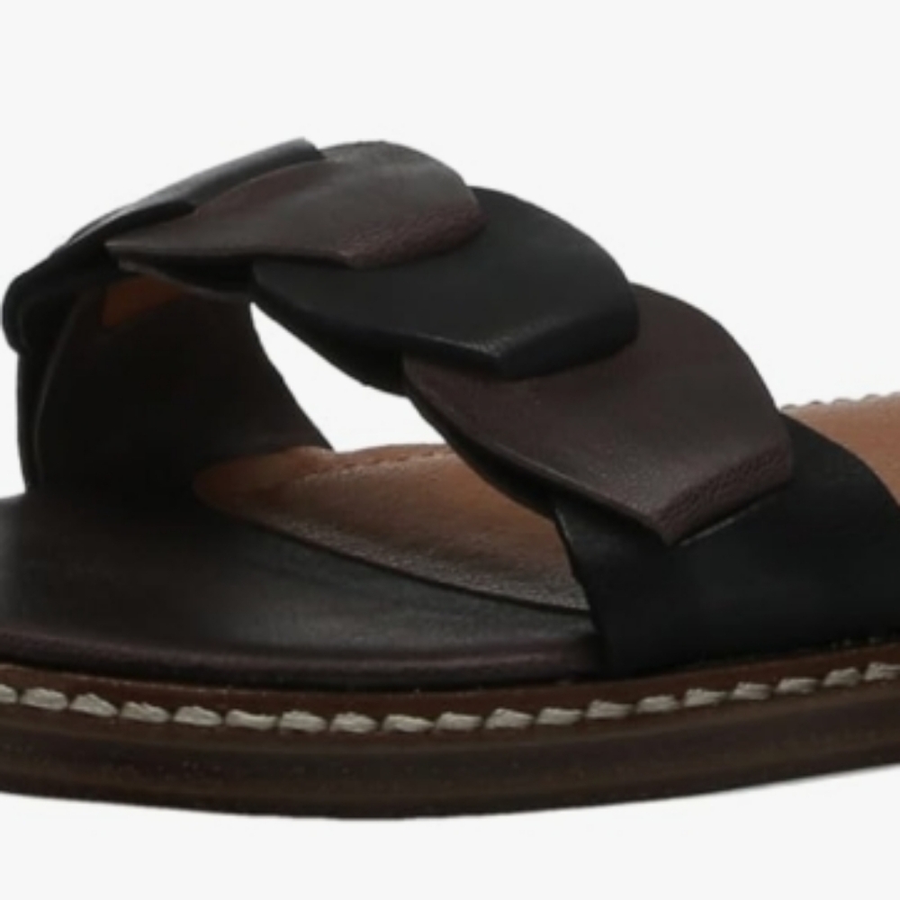 NEW LUCKY BRAND | $79 Kyndall Two-Toned Leather Sandals - Picture 8 of 8